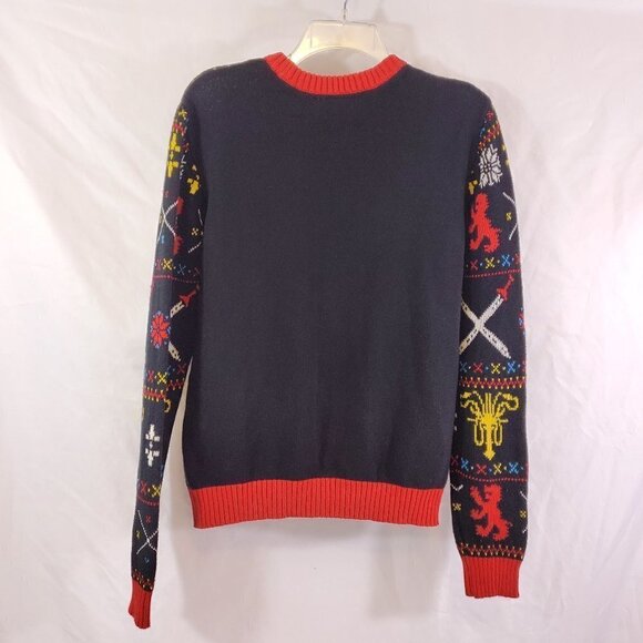 GAME of Thrones JOY TO THE REALM Mens Knit Sweater - Picture 7 of 14